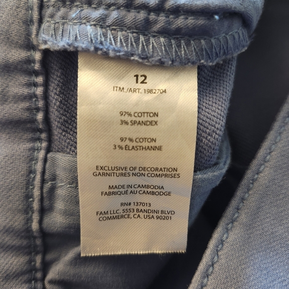 GAP High Rise Blue Women's Pants - Picture 3 of 6